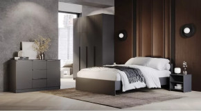Спальный гарнитур Элегант Графит в Пангоды - pangody.mebel-tymen.ru | фото