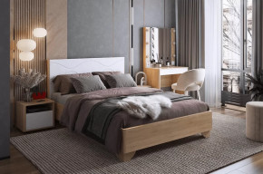 Спальный гарнитур Зара К4 дуб сонома/белый в Пангоды - pangody.mebel-tymen.ru | фото