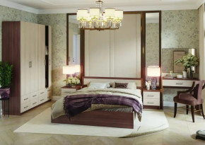 Спальня Гармония венге-дуб белфорт в Пангоды - pangody.mebel-tymen.ru | фото