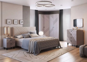 Спальня Кашемир №3, кашемир/сантьяго в Пангоды - pangody.mebel-tymen.ru | фото