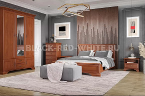 Спальня Kentaki каштан в Пангоды - pangody.mebel-tymen.ru | фото