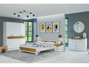 Спальня Милана Белый - Сосна Гранд в Пангоды - pangody.mebel-tymen.ru | фото