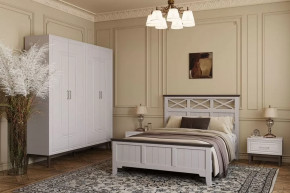 Спальня модульная Гориция Персидский жемчуг/Лак Льняной в Пангоды - pangody.mebel-tymen.ru | фото
