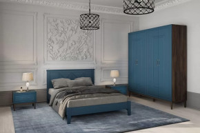 Спальня модульная Гориция Таксус / Лак Сапфировый в Пангоды - pangody.mebel-tymen.ru | фото