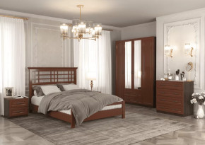 Спальня модульная Кантри Орех в Пангоды - pangody.mebel-tymen.ru | фото