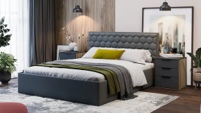 Спальня «Порто» Яблоня Беллуно, Графит софт в Пангоды - pangody.mebel-tymen.ru | фото