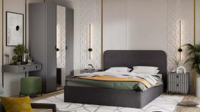 Спальня «Тиффани» Серый графит, Графит матовый в Пангоды - pangody.mebel-tymen.ru | фото