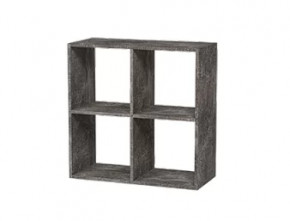 Стеллаж 4 секции графит Герда в Пангоды - pangody.mebel-tymen.ru | фото