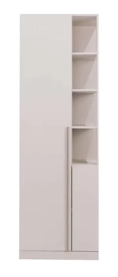 Стеллаж Николь 21.2 Кашемир в Пангоды - pangody.mebel-tymen.ru | фото