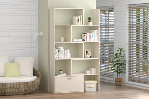 Стеллаж раздвижной, 718/1300 мм бодега белая Диал в Пангоды - pangody.mebel-tymen.ru | фото