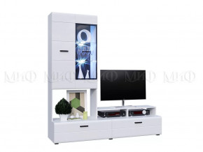 Стенка центр Нэнси New МДФ в Пангоды - pangody.mebel-tymen.ru | фото