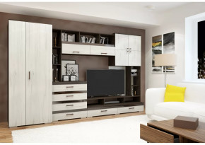 Стенка Коста Венге/ крафт белый (прованс) в Пангоды - pangody.mebel-tymen.ru | фото