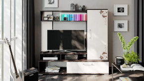 Стенка «Сиена» Венге Цаво/Дуб Молочный в Пангоды - pangody.mebel-tymen.ru | фото