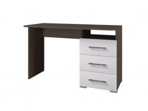 Стол 1200 3 ящика Ненси венге-белый в Пангоды - pangody.mebel-tymen.ru | фото