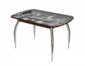 Стол Бостон ф/п Сити, 900*600 мм, венге/хром триумф в Пангоды - pangody.mebel-tymen.ru | фото