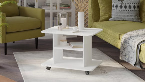 Стол журнальный тип 1 Белый Ясень в Пангоды - pangody.mebel-tymen.ru | фото