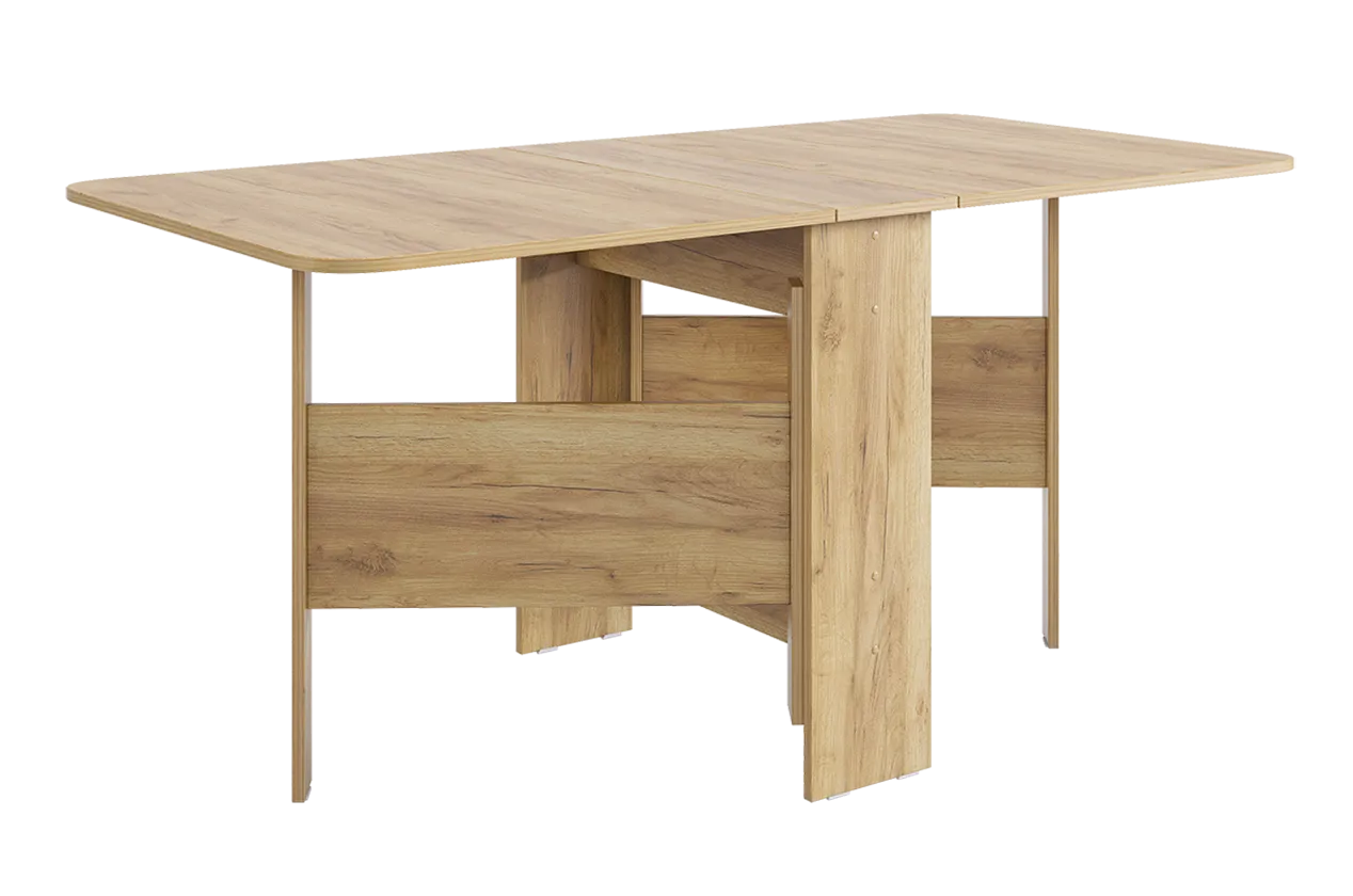 Стол-книжка раскладной Мечта 2 (дуб крафт золотой/дуб крафт золотой) в Пангоды - pangody.mebel-tymen.ru | фото