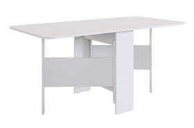 Стол-книжка раскладной Мечта 2 (белое дерево/белое дерево) в Пангоды - pangody.mebel-tymen.ru | фото