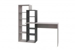 Стол компьютерный Квадро, кашемир/черный ясень в Пангоды - pangody.mebel-tymen.ru | фото