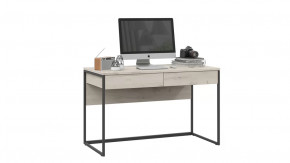 Стол компьютерный «Лофт» тип 2 Черный/Дуб крафт белый в Пангоды - pangody.mebel-tymen.ru | фото