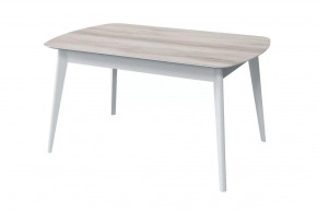 Стол обеденный Прайм, бора бора/белый в Пангоды - pangody.mebel-tymen.ru | фото