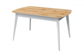 Стол обеденный Прайм, дуб вотан/белый в Пангоды - pangody.mebel-tymen.ru | фото