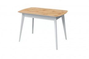 Стол обеденный Прайм, дуб вотан/белый в Пангоды - pangody.mebel-tymen.ru | фото