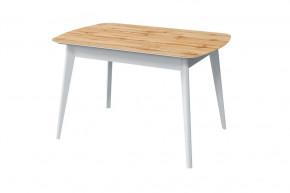 Стол обеденный Прайм, дуб вотан/белый в Пангоды - pangody.mebel-tymen.ru | фото