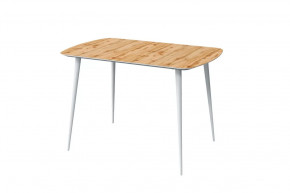 Стол обеденный Прайм Лайт, Дуб вотан/белый в Пангоды - pangody.mebel-tymen.ru | фото