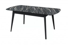 Стол обеденный Прайм раздвижной, луанда/черный в Пангоды - pangody.mebel-tymen.ru | фото