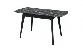 Стол обеденный Прайм раздвижной, луанда/черный в Пангоды - pangody.mebel-tymen.ru | фото