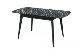 Стол обеденный Прайм раздвижной, луанда/черный в Пангоды - pangody.mebel-tymen.ru | фото