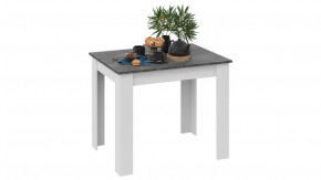 Стол обеденный «Промо» тип 1 Белый/Ателье темный в Пангоды - pangody.mebel-tymen.ru | фото