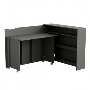 Стол письменный Графит Luis НК-мебель в Пангоды - pangody.mebel-tymen.ru | фото