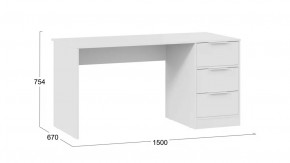 Стол письменный «Марли» Тип 2 Белый в Пангоды - pangody.mebel-tymen.ru | фото