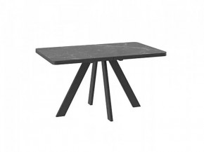 Стол раздвижной BOBY RADIAL-140, stone Black/черный в Пангоды - pangody.mebel-tymen.ru | фото