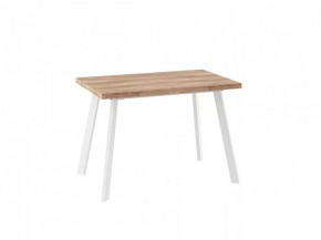 Стол раздвижной Borg-110, дуб каньон/белый в Пангоды - pangody.mebel-tymen.ru | фото