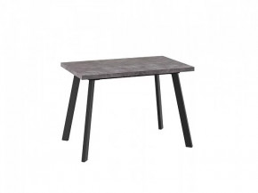 Стол раздвижной Borg-110, дымчатая керамика/черный в Пангоды - pangody.mebel-tymen.ru | фото