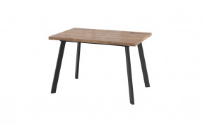 Стол раздвижной Borg-120, дуб велингтон/черный в Пангоды - pangody.mebel-tymen.ru | фото