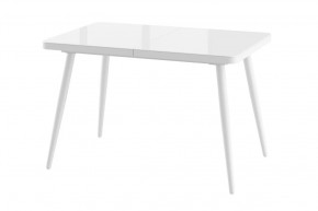 Стол раздвижной Borg-120, оптивайт белый/белый в Пангоды - pangody.mebel-tymen.ru | фото