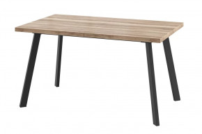 Стол раздвижной Borg-140, дуб каньон/черный в Пангоды - pangody.mebel-tymen.ru | фото