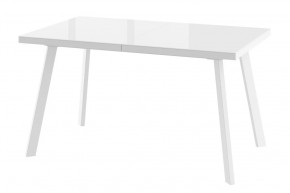 Стол раздвижной Borg-140, оптивайт белый/белый в Пангоды - pangody.mebel-tymen.ru | фото