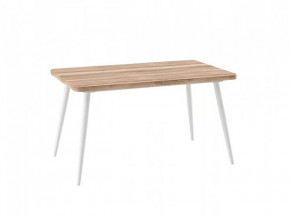 Стол раздвижной Borg radial-140, дуб каньон/белый в Пангоды - pangody.mebel-tymen.ru | фото