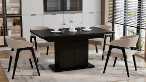 Стол раздвижной «Детройт» Тип 1 Черный в Пангоды - pangody.mebel-tymen.ru | фото