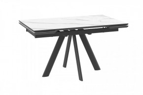 Стол раздвижной Jack-140, calakatta st cer/черный в Пангоды - pangody.mebel-tymen.ru | фото