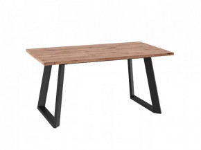 Стол раздвижной LOFT LUX-160, дуб веллингтон/черный в Пангоды - pangody.mebel-tymen.ru | фото