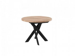 Стол раздвижной RONALDO-100, дуб каньон/черный в Пангоды - pangody.mebel-tymen.ru | фото