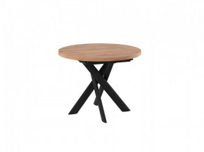 Стол раздвижной RONALDO-100, дуб велингтон/черный в Пангоды - pangody.mebel-tymen.ru | фото