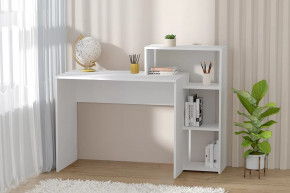 Стол с полкой, 1253 мм, белый Диал в Пангоды - pangody.mebel-tymen.ru | фото