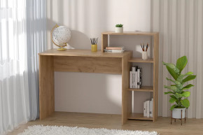 Стол с полкой, 1253 мм, дуб крафт золотой Диал в Пангоды - pangody.mebel-tymen.ru | фото